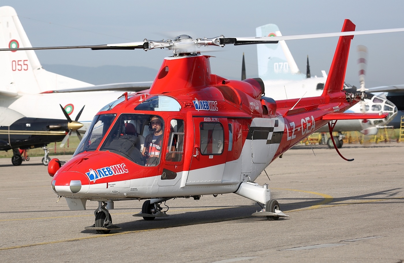 Helimed A109K2 on the apron